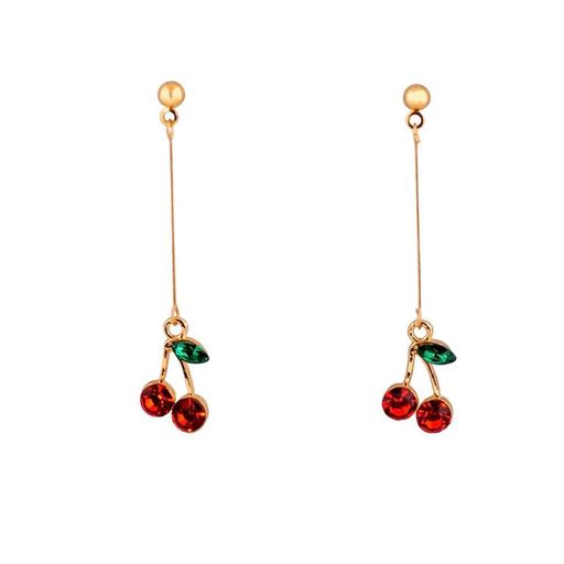 Дитячі сережки "Fashion черешні" T24627 червоні Lukky (2128070)
