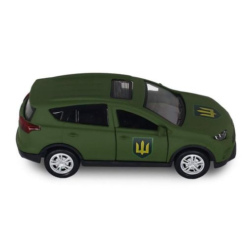 Автомодель серії "Шеврони Героїв" Toyota RAV4 "Сухопутні війська ЗСУ" TechnoDrive KM6198M2 TechnoDrive (2128306)
