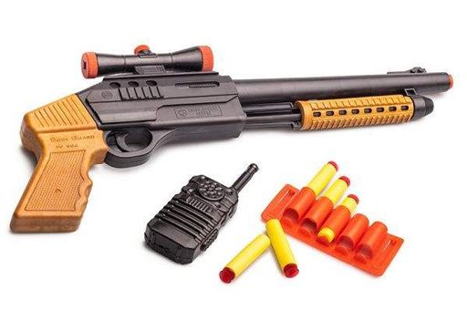 Игрушечный дробовик "Bodyguard" с мягкими пулями Golden Gun 921GG Golden Gun (2128596)