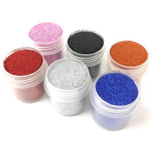 Набор глиттера для био-тату «№1 Большой» glitter-set-big-6x-1, 6 цветов по 12 мл Fresh Tattoo (2128848)