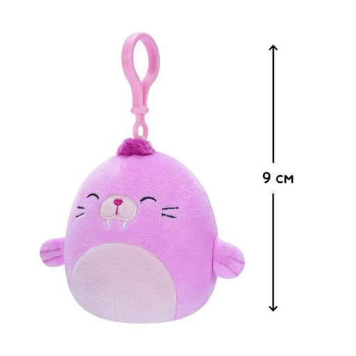 М'яка іграшка Морж Пепе Squishmallows SQCP00150 на кліпсі 9 см Squishmallows (2129106)