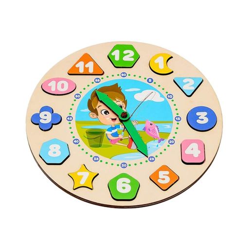 Деревянный сортер "Часы" Puz-22935 для мальчиков PuzzleOk (2129271)