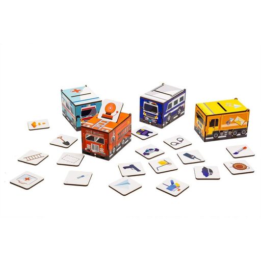 Дитячий Сортер Монтессорі "Машинки" Puz-87873 PuzzleOk (2129272)
