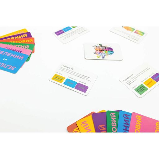 Карточная игра bRainbow FGS64, 60 карточек, на украинском языке Fun Games (2129343)