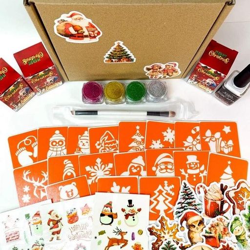 Подарунковий набір "Різдвяне диво: Чарівний Подарунок" gift-box-christmass-3kids Fresh Tattoo (2129415)