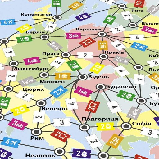 Настольная игра Путешествие по Европе Arial 910275 на укр. языке Arial (2129460)