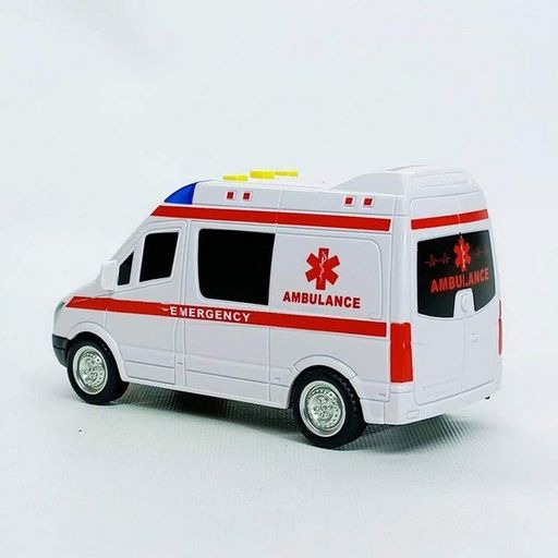 Детская автомодель "Скорая помощь" 7994, 17х7 см, звуковые и световые эффекты Автопром (2129585)