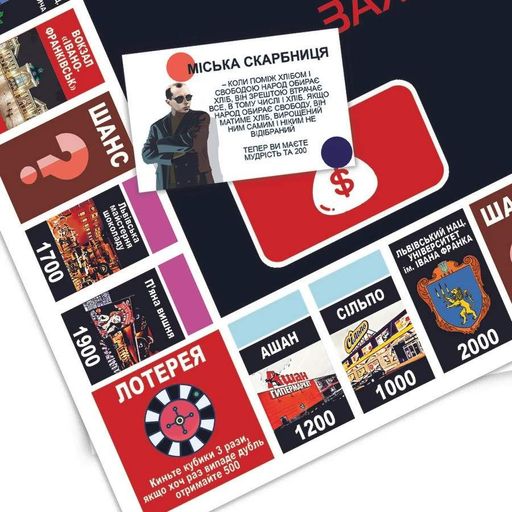 Настільна гра "Монополія Заходу України" PLR-0040 від 2 до 5 гравців PlayRoom (2129696)