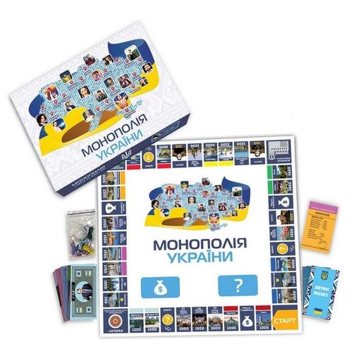 Настольная игра "Монополия Украины" PLR-0044 на украинском языке FlixPlay (2129697)