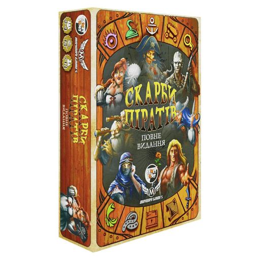 Настольная игра "Сокровища пиратов" SBPR01UA карточная Games7Days (2130026)