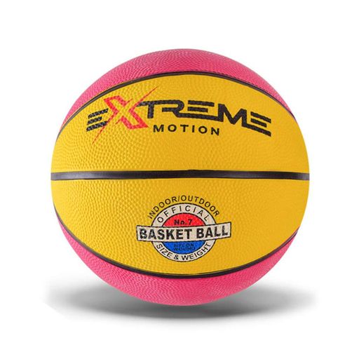 М'яч баскетбольний Extreme Motion BB1485 № 7, 520 грам Рожевий Bambi (2130506)
