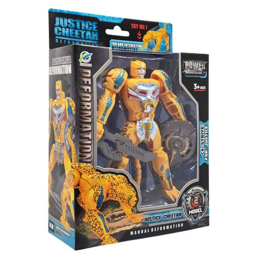 Детский робот-трансформер Justice Cheetah 168-85(Yellow) робот-гепард Bambi (2130905)