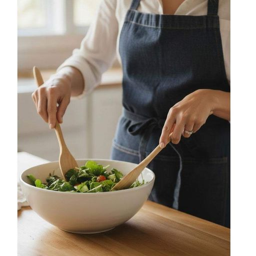 Деревянная кухонная лопатка ручной работы 8×34 см (TA0217) (2131075)