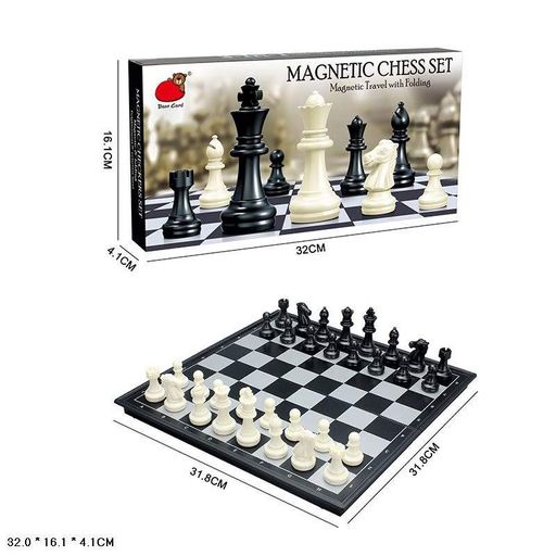 Настольная игра "Магнитные шахматы" 2410-B доска 31,8х31,8 см Bambi (2131165)