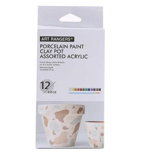 Набір акрилових фарб "Art Ranger Acrylic" A12015-3, 12 кольорів 15 мл Bambi (2131223)