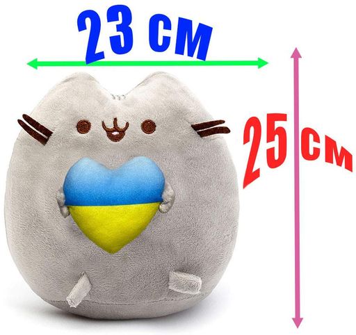 Комплект S&T М'яка іграшка Pusheen cat та слинявчик 3Д Собака (vol-10575) (2133685)
