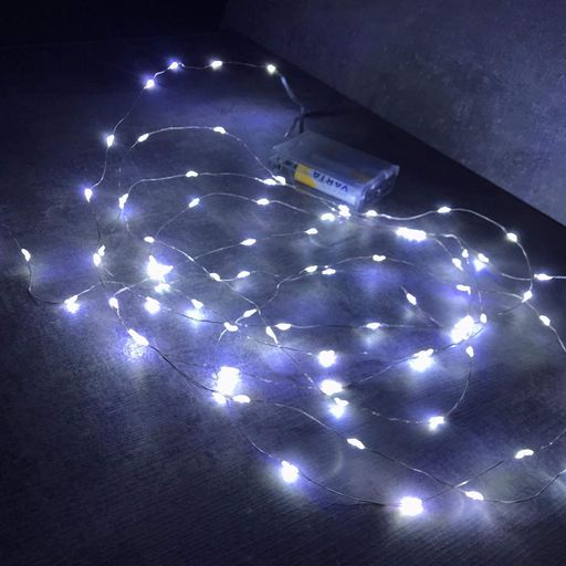 Гірлянда світлодіодна A-PLUS НА БАТАРЕЙКАХ 4 м 80 діодів LED, білий колір (2133751)