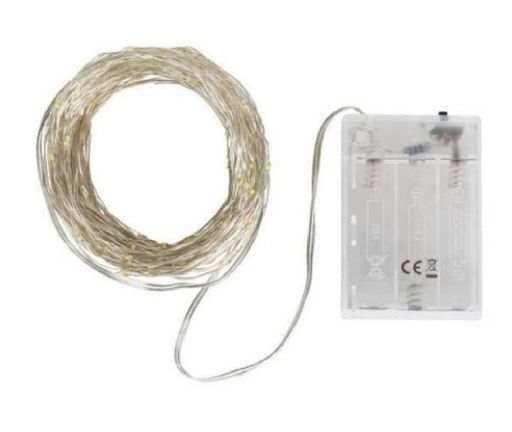 Гірлянда світлодіодна A-PLUS НА БАТАРЕЙКАХ 4 м 80 діодів LED, жовтий колір (2133752)