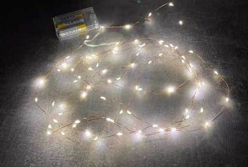 Гірлянда світлодіодна A-PLUS НА БАТАРЕЙКАХ 4 м 80 діодів LED, жовтий колір (2133752)