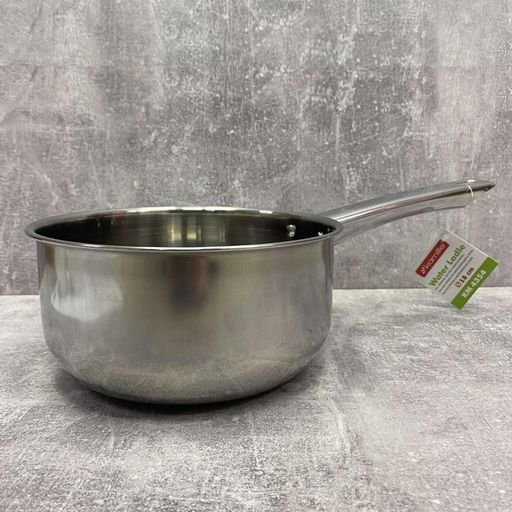 Ківш із нержавіючої сталі без кришки 18 см. 1 л Kamille KM-4354 (2134176)