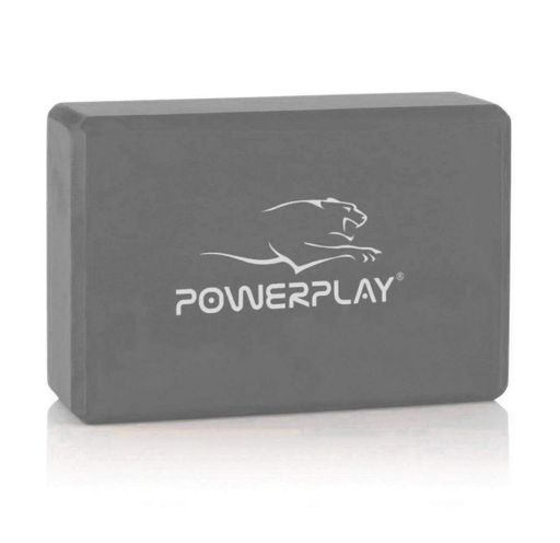 Блок для йоги 2шт PowerPlay 4006 Yoga Brick EVA Сірі (2134591)