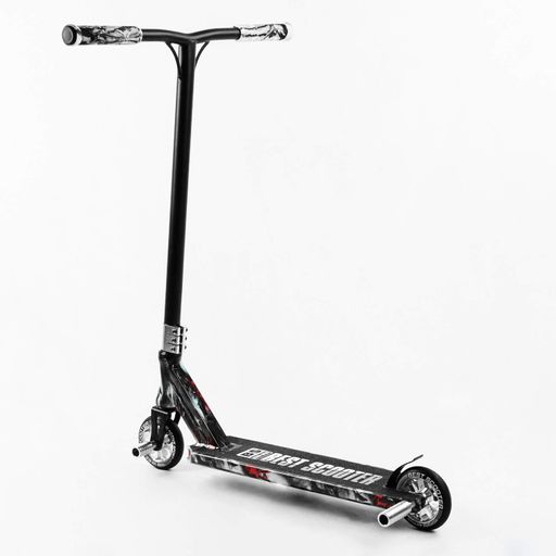 Самокат трюковий Best Scooter HIC-система пеги алюмінієвий диск та дека принт Skulls and palms 100 кг Різнобарвний (105675) (2134661)