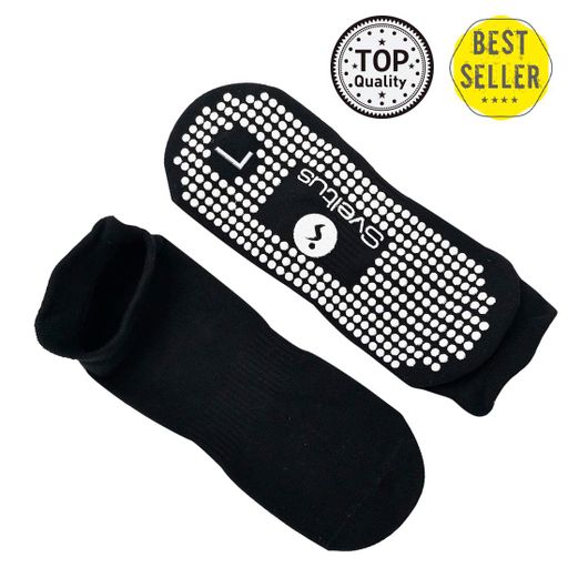 Шкарпетки для йоги Sveltus Non Slip Yoga Sock (SLTS-9072) S чорні (2134918)