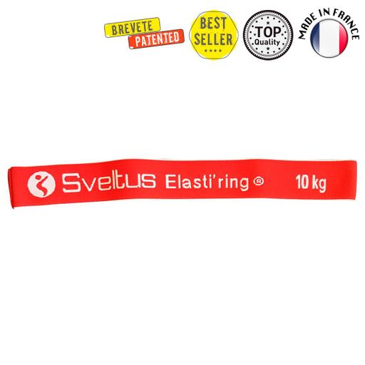 Гумка для фітнесу тканинна Sveltus Elasti'ring червона (SLTS-0154) 10 кг (2134936)
