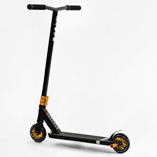 Самокат трюковий Best Scooter Hop Pro HIC-система пеги алюмінієвий диск та дека колеса PU Black (115638) (2134977)