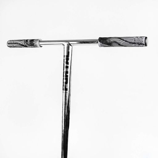Самокат трюковий пеги алюмінієвий диск та дека колеса Best Scooter Portal HIC-система PU Black and white (114053) (2135032)