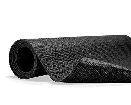 Килимок для йоги ПВХ Stenson R17826 173х60х0.6 см Black (2135225)