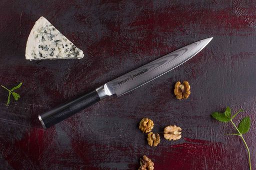 Кухонний ніж для тонкої нарізки 200 мм Samura Damascus (SD-0045) (2135498)