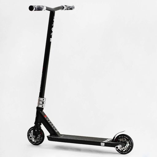 Самокат трюковий Best Scooter Hop Pro HIC-система пеги алюмінієвий диск та дека колеса PU Black (115636) (2135959)