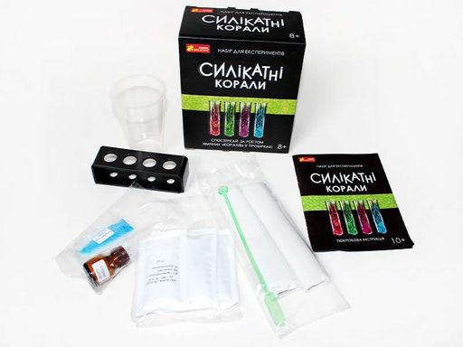 Настільна гра "Набір для експериментів. Силікатні корали" (2140786)