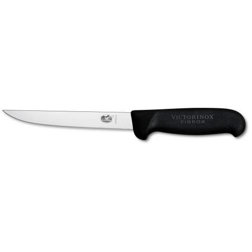 Кухонний ніж Victorinox Fibrox Boning лезо 12 см Чорний (5.6103.12) (2141131)
