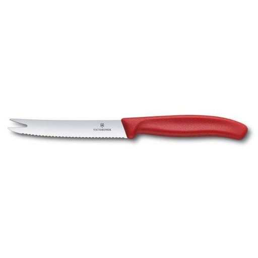 Кухонний ніж Victorinox SwissClassic для сиру 110 мм Червоний серрейтор (6.7861) (2141620)