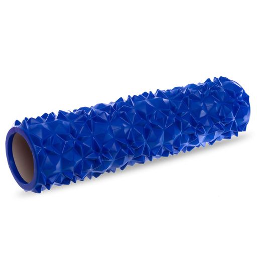 Роллер для занять йогою та пілатесом Point Diamond Pattern FI-0458 d-14см l-45см Синій (2141664)