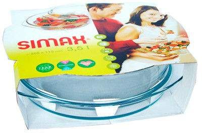 Каструля Simax 3.5 л d-26,8 х 11,8 см кругла з кришкою 6226-6236 SIM (2142029)