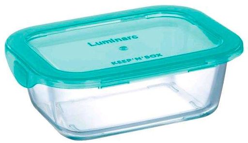 Ємність прямокутна для їжі 820 мл Luminarc Keep`n Box Lagoon 5518P LUM (2142488)