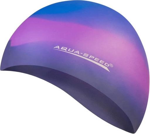 Шапка для плавання AQUA SPEED силікон OSFM мультиколор (720352) (2143107)