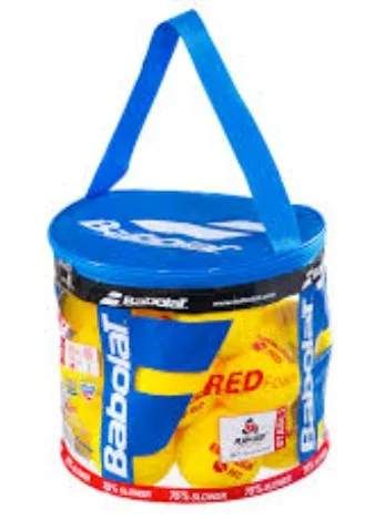 М'ячі для тенісу Babolat поролонові 24 balls жовті червоні (718324) (2143135)