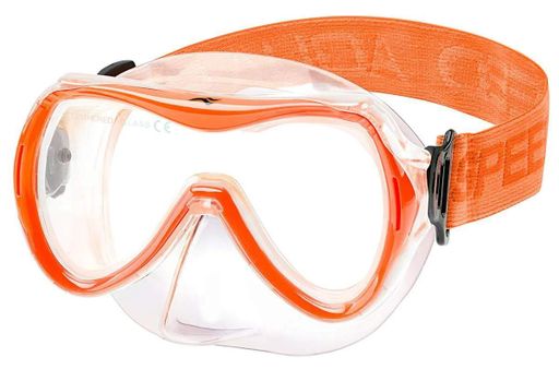 Набір маска трубка AQUA SPEED силікон OSFM помаранчевий (710810) (2143498)