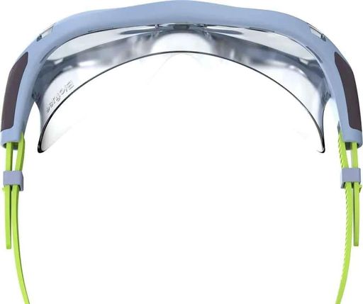Окуляри для плавання SPEEDO силіконові One Size прозорі сірі зелені (712628) (2143655)