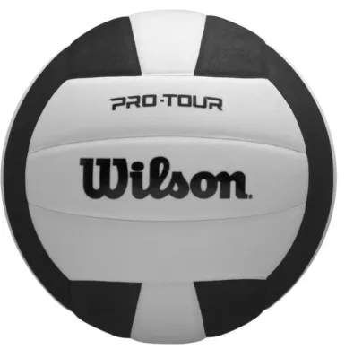 Мяч волейбольный Wilson синтетическая кожа 5 черный белый (714322) (2143997)