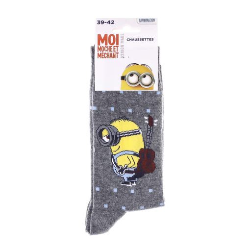 Шкарпетки MINIONS хлопок 39-42 темно-серый (714845) (2144032)