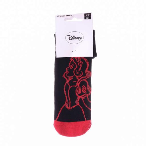 Шкарпетки DISNEY PRINCESS хлопок 36-41 черный красный (714986) (2144110)