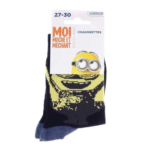 Шкарпетки MINIONS 56% хлопок 35-38 синий (715302) (2144326)