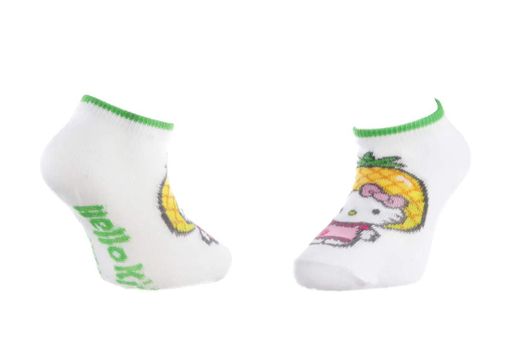 Шкарпетки Hello Kitty бавовна 35-38 білий (715357) (2144362)