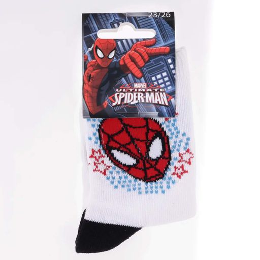 Шкарпетки SPIDER MAN хлопок 23-26 белый (715659) (2144426)
