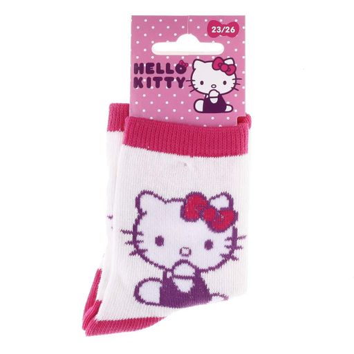 Шкарпетки HELLO KITTY хлопковые детские 19-22 белый (715907) (2144441)